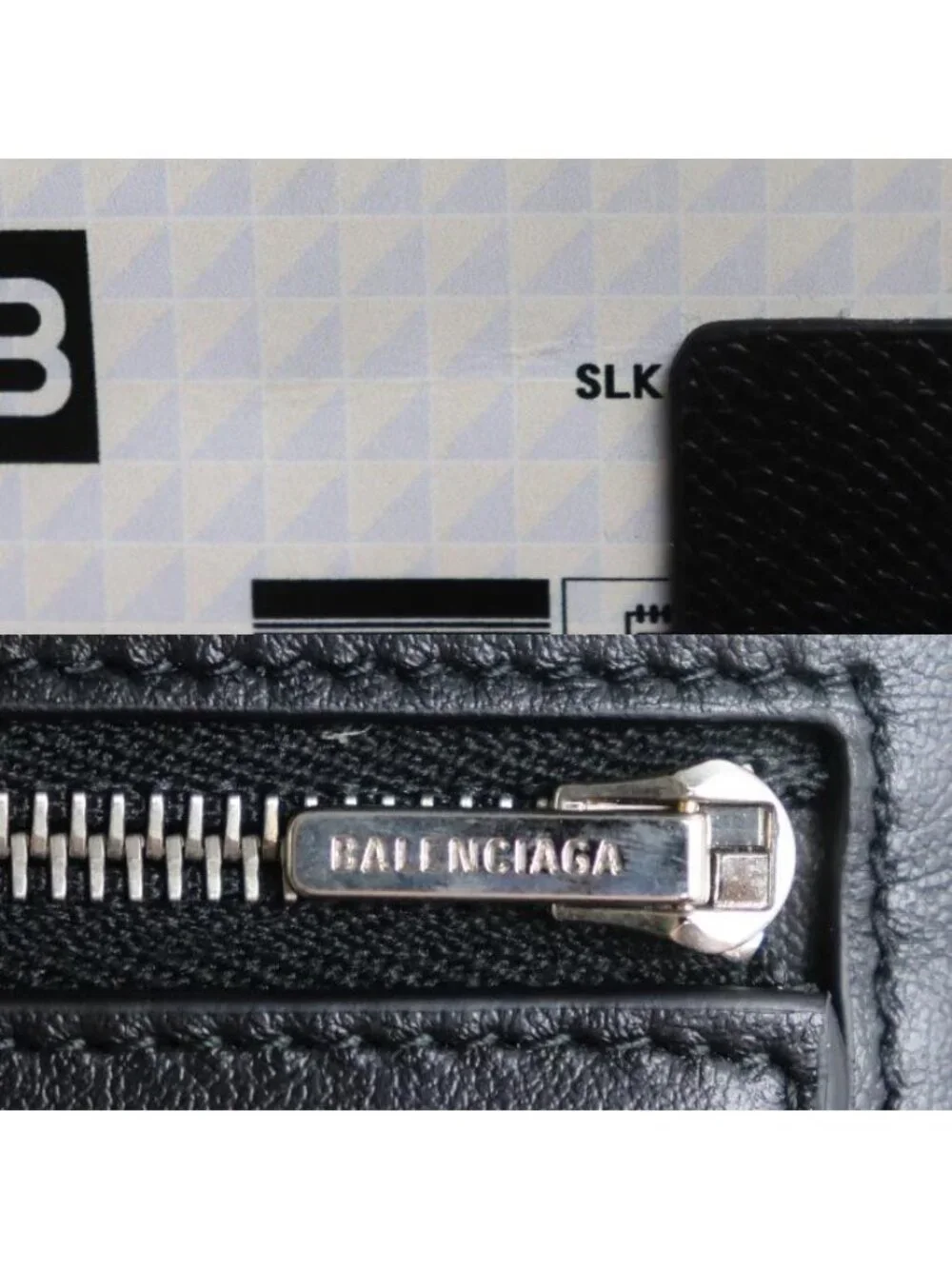Balenciaga Passport Wallet 1 Ticket Black